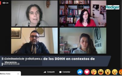 Académica PSM modera conversatorio «Resistencias y defensa de los DD.HH. en contextos de Pandemia»