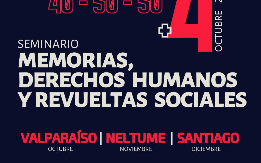 Primera sesión Seminario 40-50-50+4 «Memorias, Derechos Humanos y Revueltas Sociales»